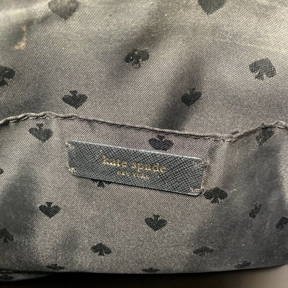 Kate Spade New York Reiley Dome Satchel Black Saffiano Leather Gold Hardware - Picture 8 of 10